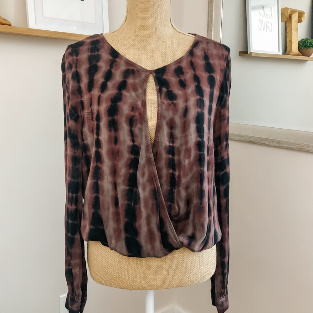Young Fabulous & Broke Tie Dye Surplice Blouse - Picture 2 of 11